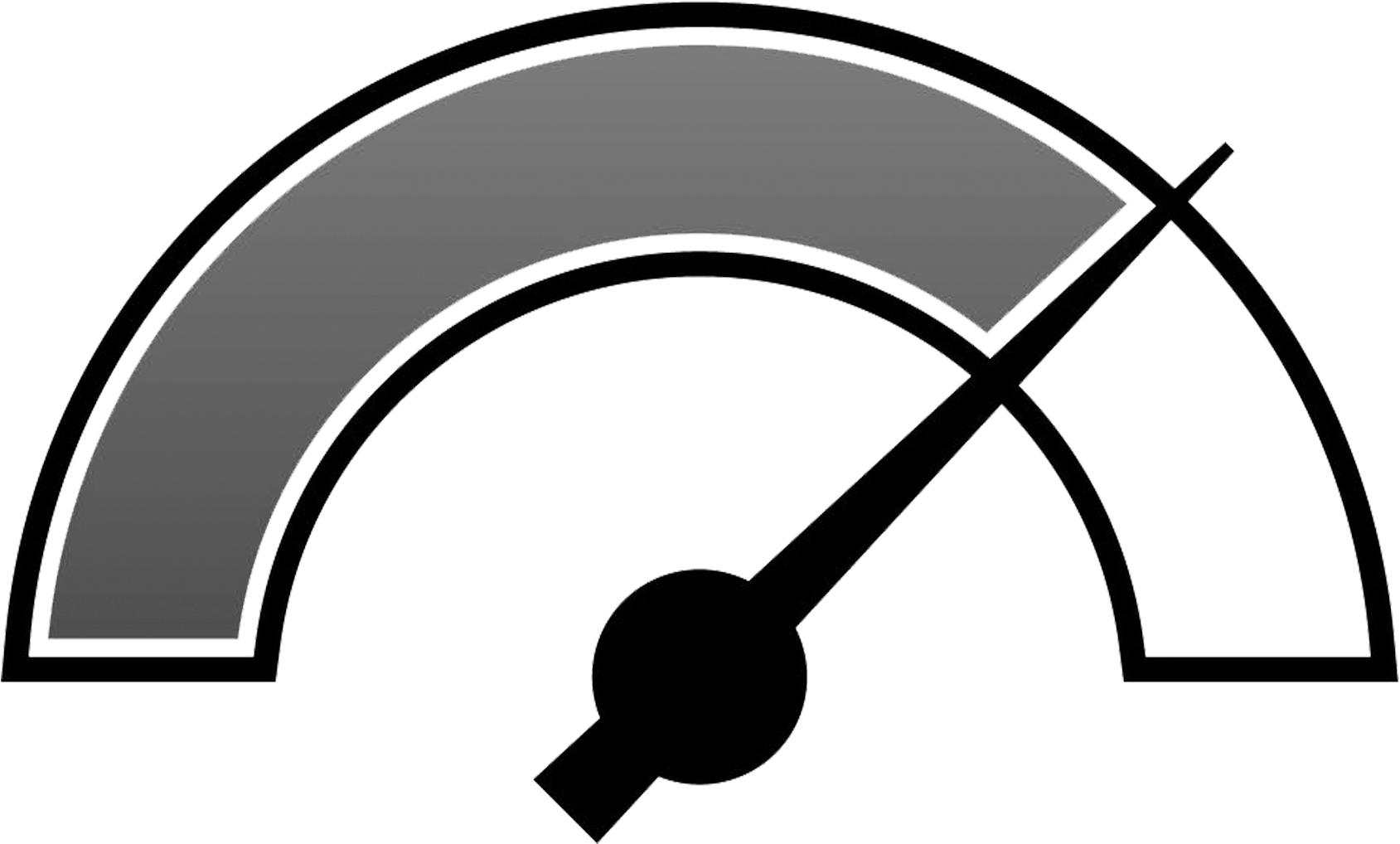 Pressure Gauge Indicator Silhouette