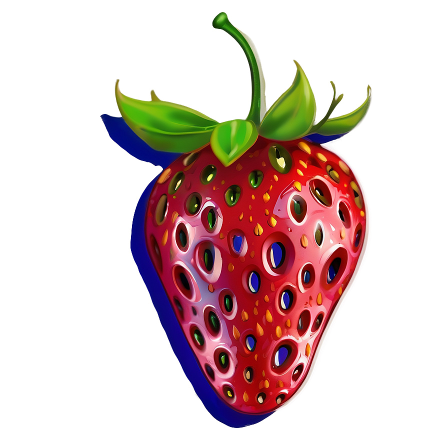 Pretty Strawberry Sketch Png 06252024