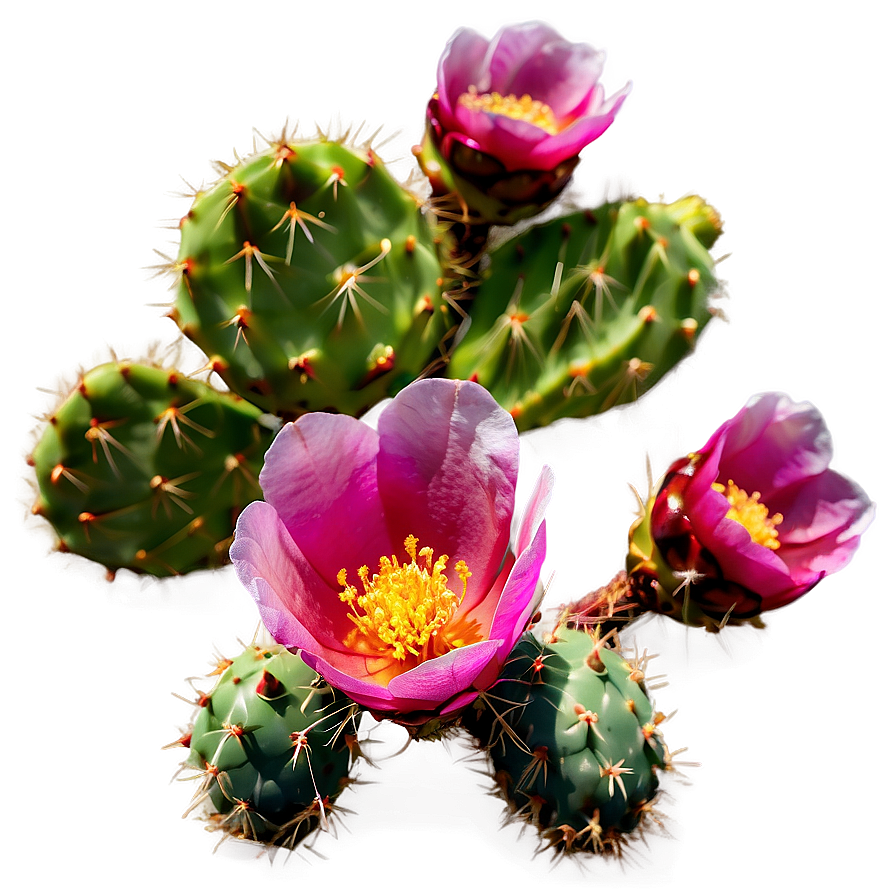 Prickly Pear Cactus Flower Png Qgj