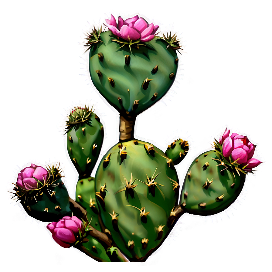 Prickly Pear With Thorns Png 88