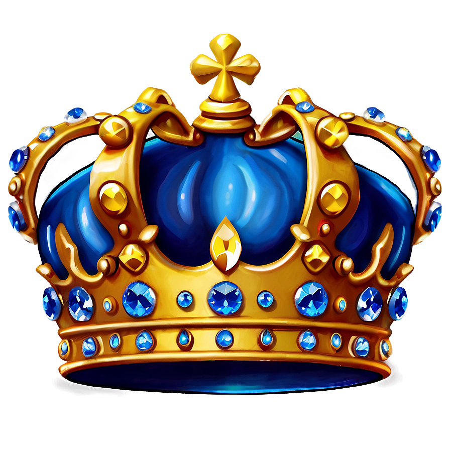 Prince Crown With Crystals Png Twy