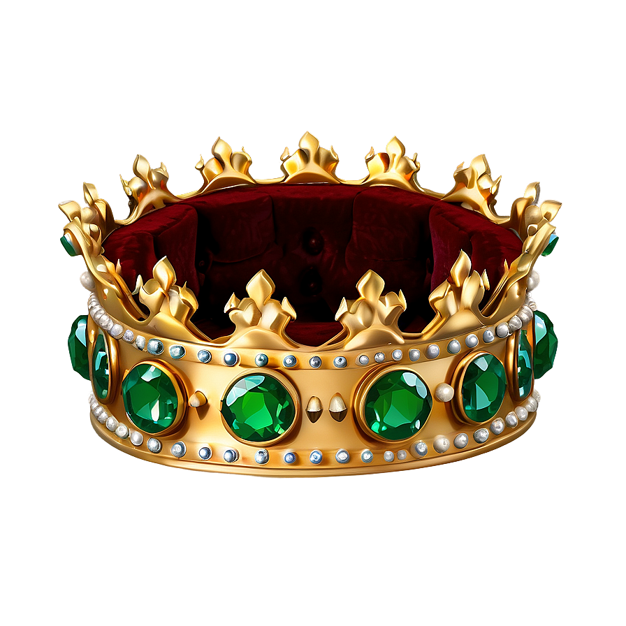 Prince Crown With Emeralds Png 06282024