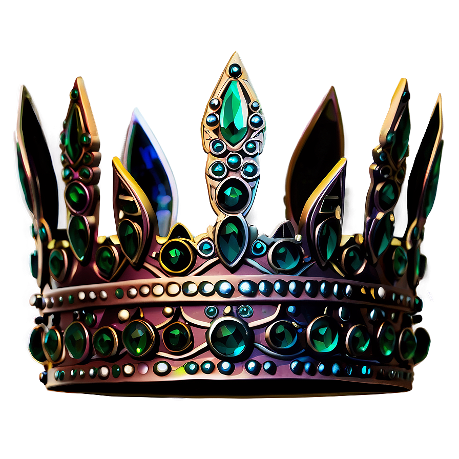 Prince Crown With Emeralds Png Iot3