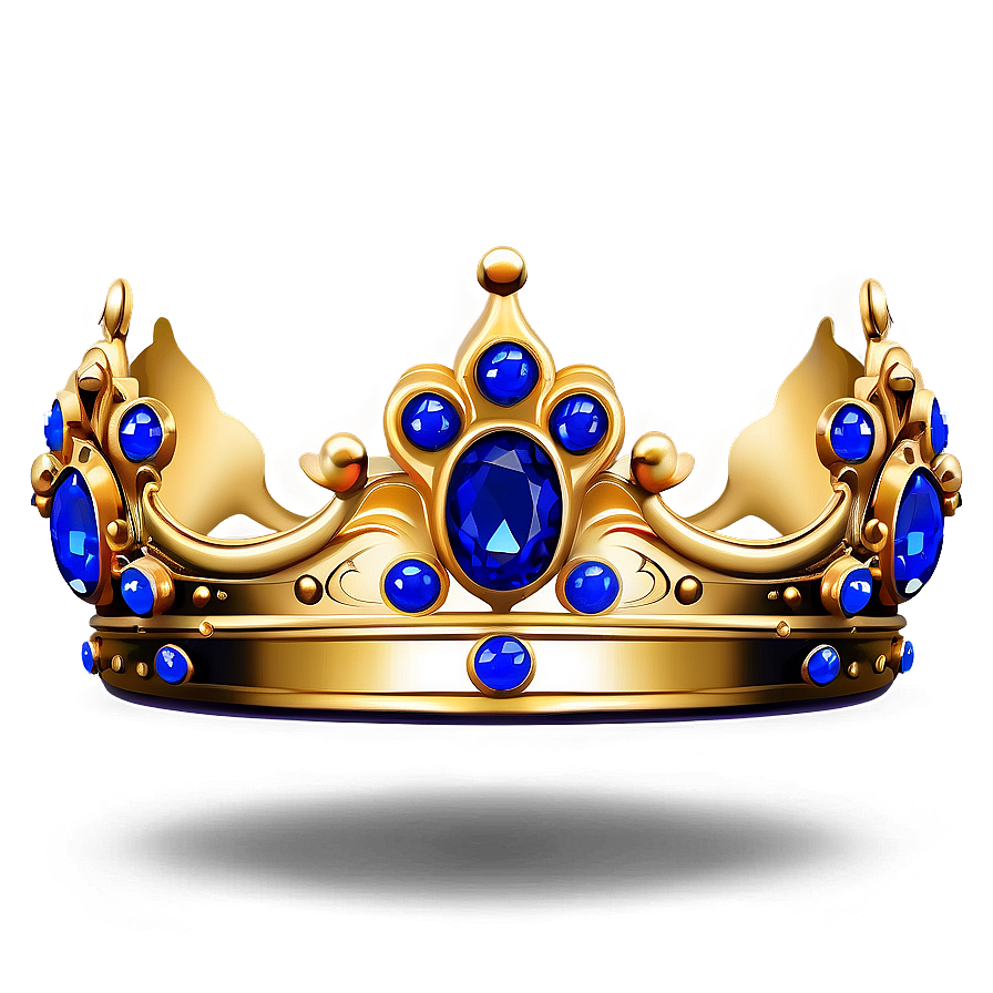 Prince Crown With Sapphires Png 15