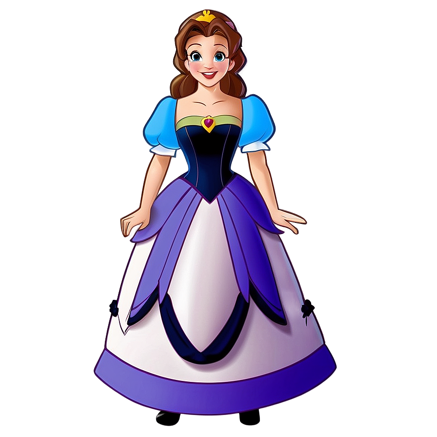 Princess Belle Character Png 06292024