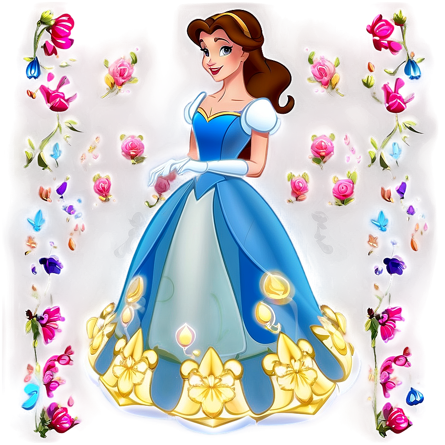 Princess Belle Character Png 06292024