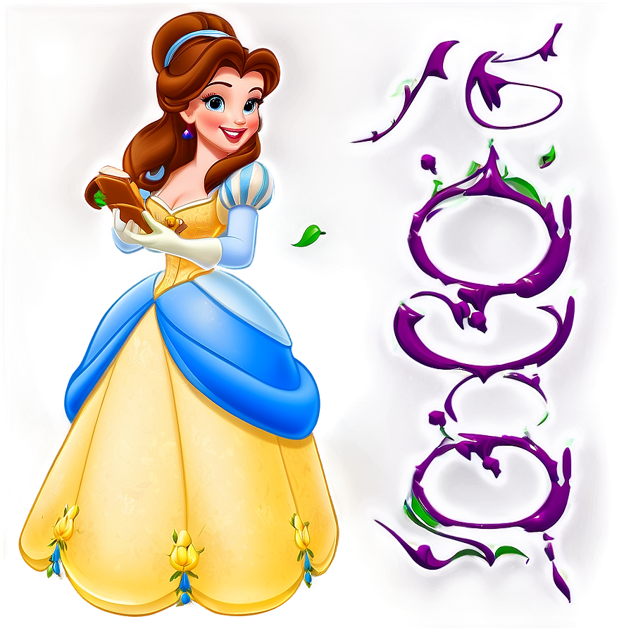 Princess Belle Character Png Svp