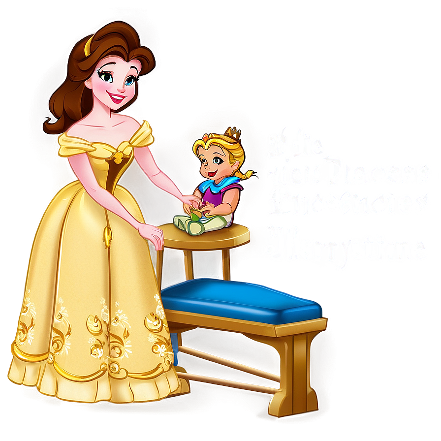 Princess Belle Storytime Png 06292024