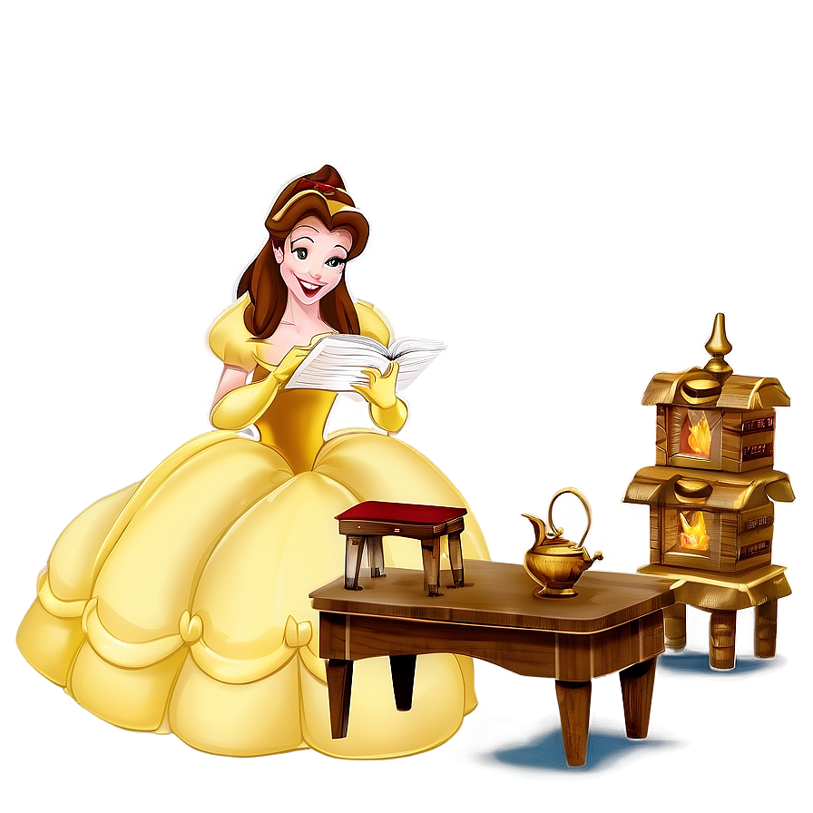 Princess Belle Storytime Png 21