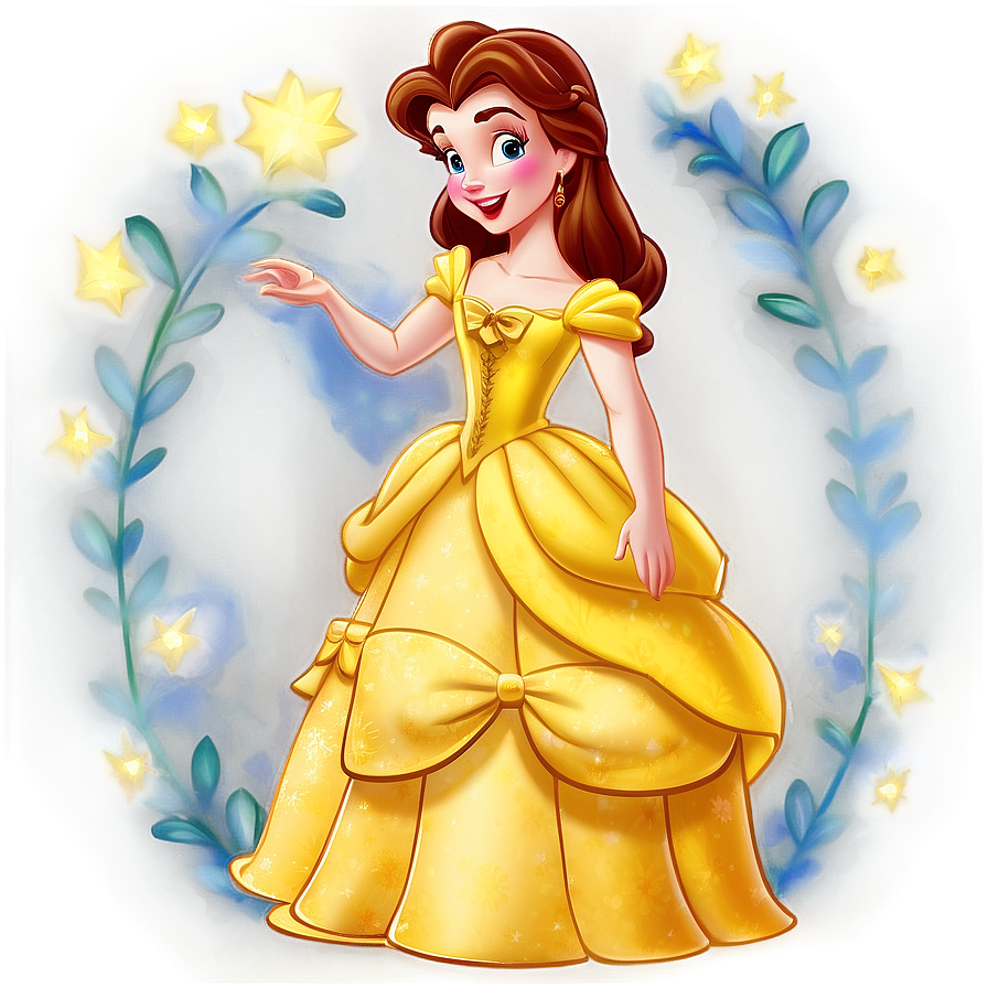 Princess Belle Storytime Png Gnp14