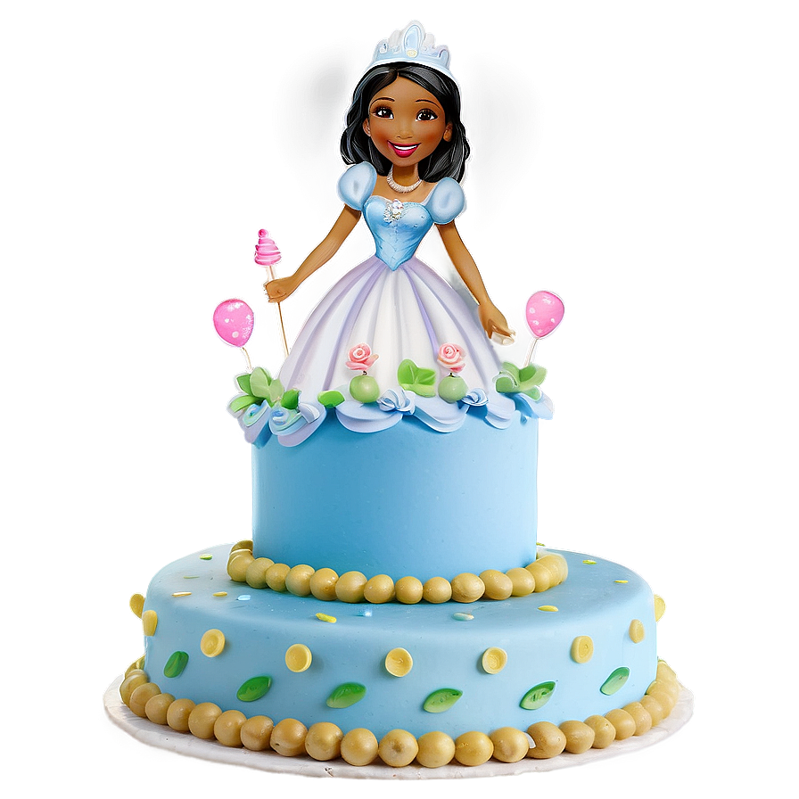 Princess Happy Birthday Cake Topper Png Pji54