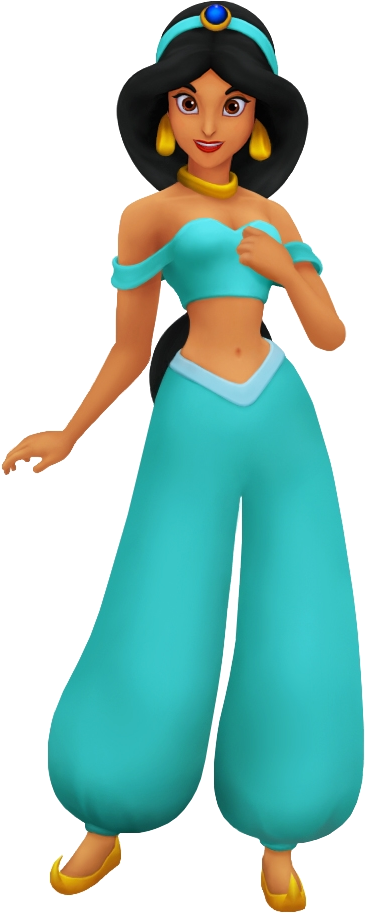 Princess Jasmine Animated Character Pose