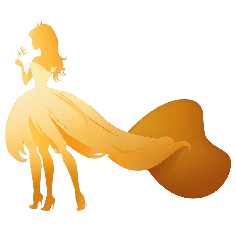 Princess Silhouette Png 05232024