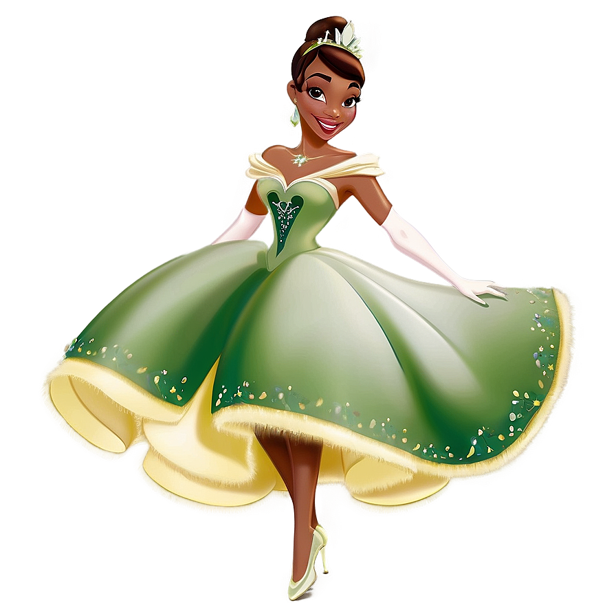 Princess Tiana Elegant Png 05252024