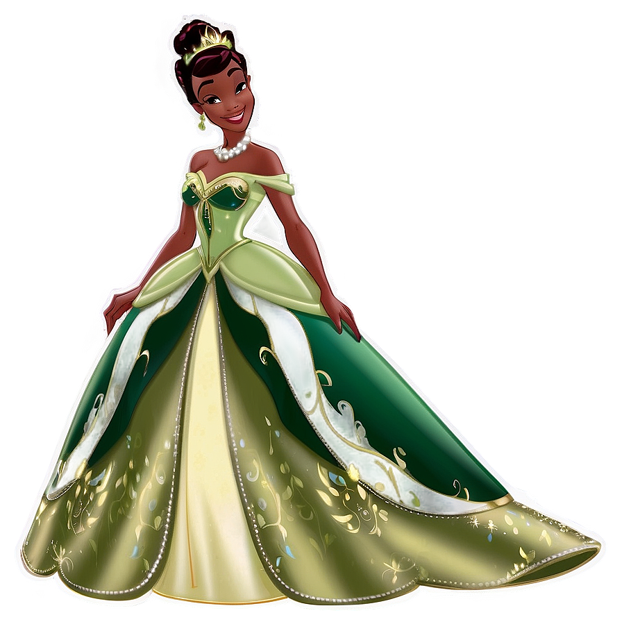 Princess Tiana Outfit Png Wob