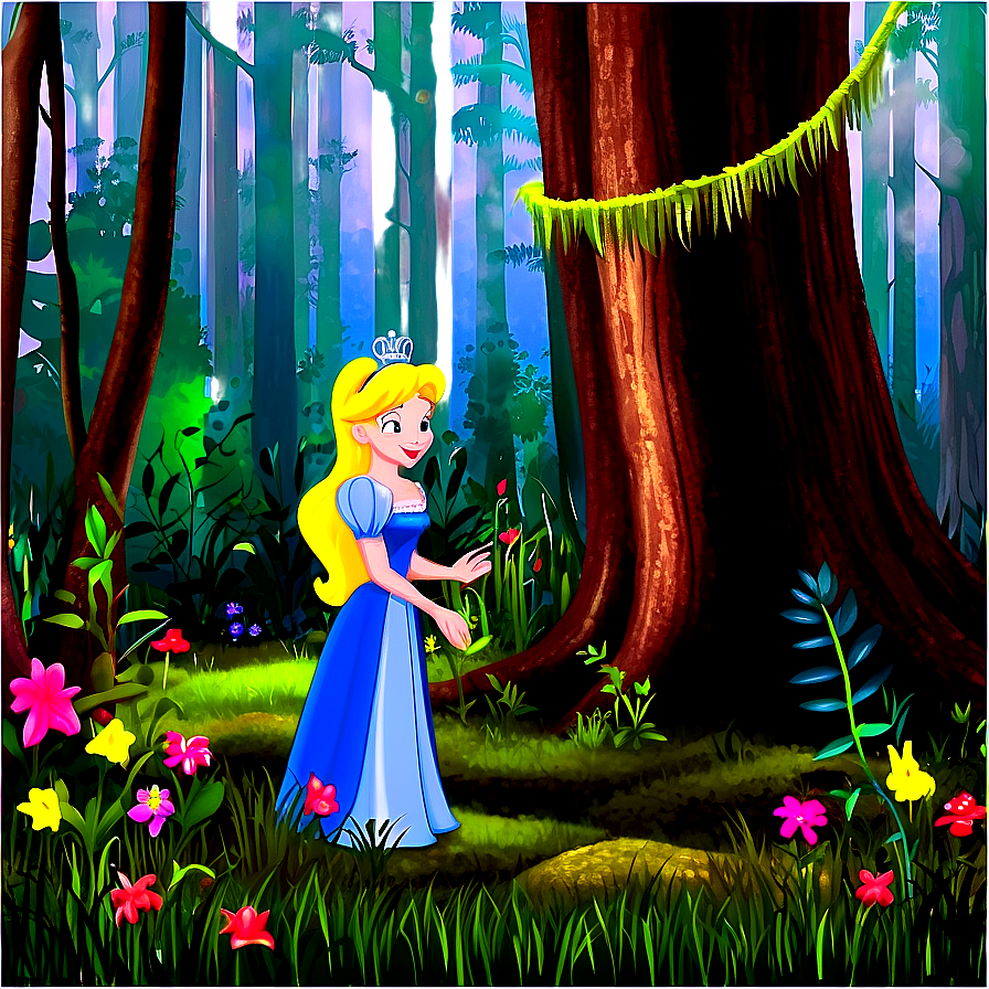 Princesses In The Forest Png Tjs61