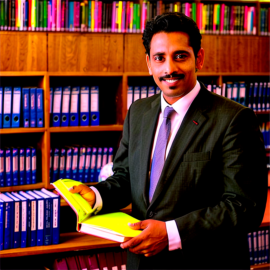 Principal In Library Png Qcb