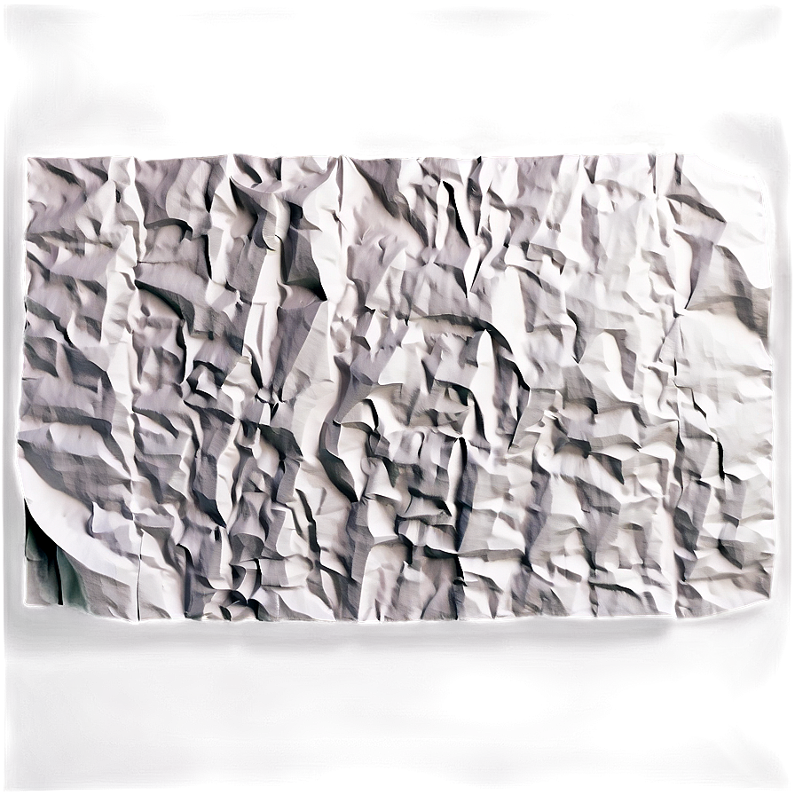 Printable Crumpled Paper Texture Png 4