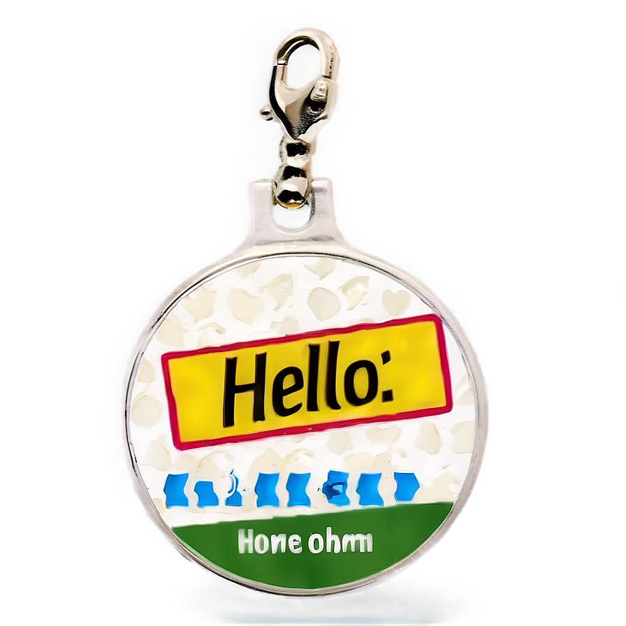 Printable Hello My Name Is Badge Png 55