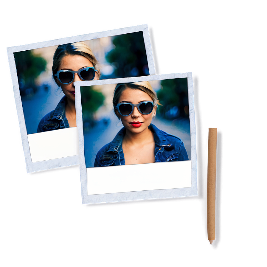 Printable Polaroid Frame Template Png Kru