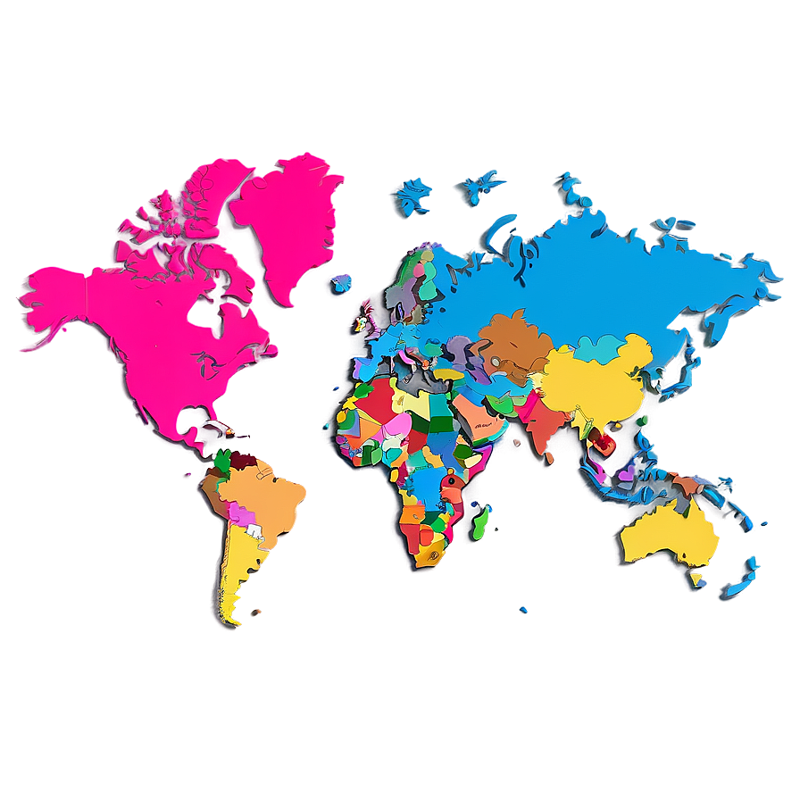 Printable World Map Vector Png Igb57