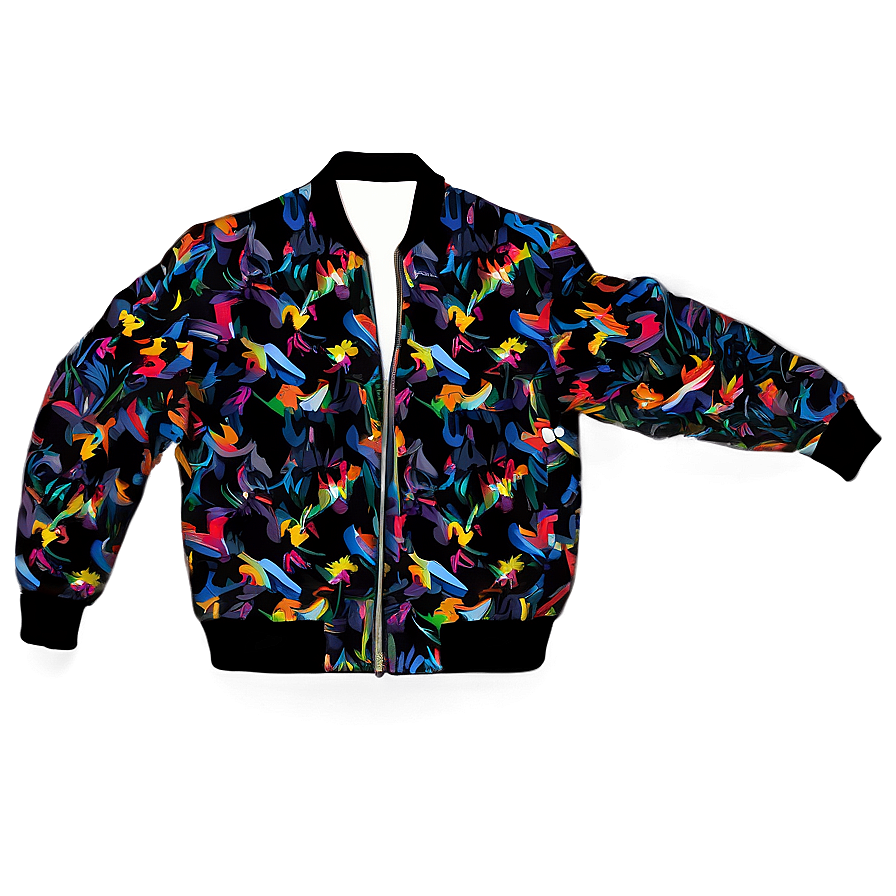 Printed Bomber Jacket Unique Png Hkp