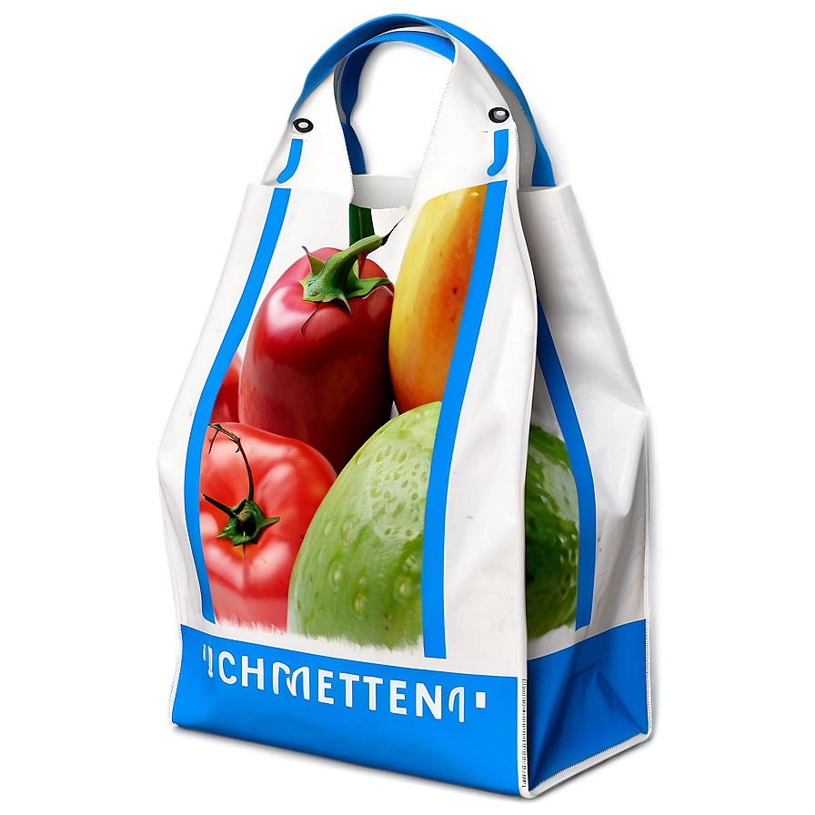 Printed Grocery Bag Png 06132024