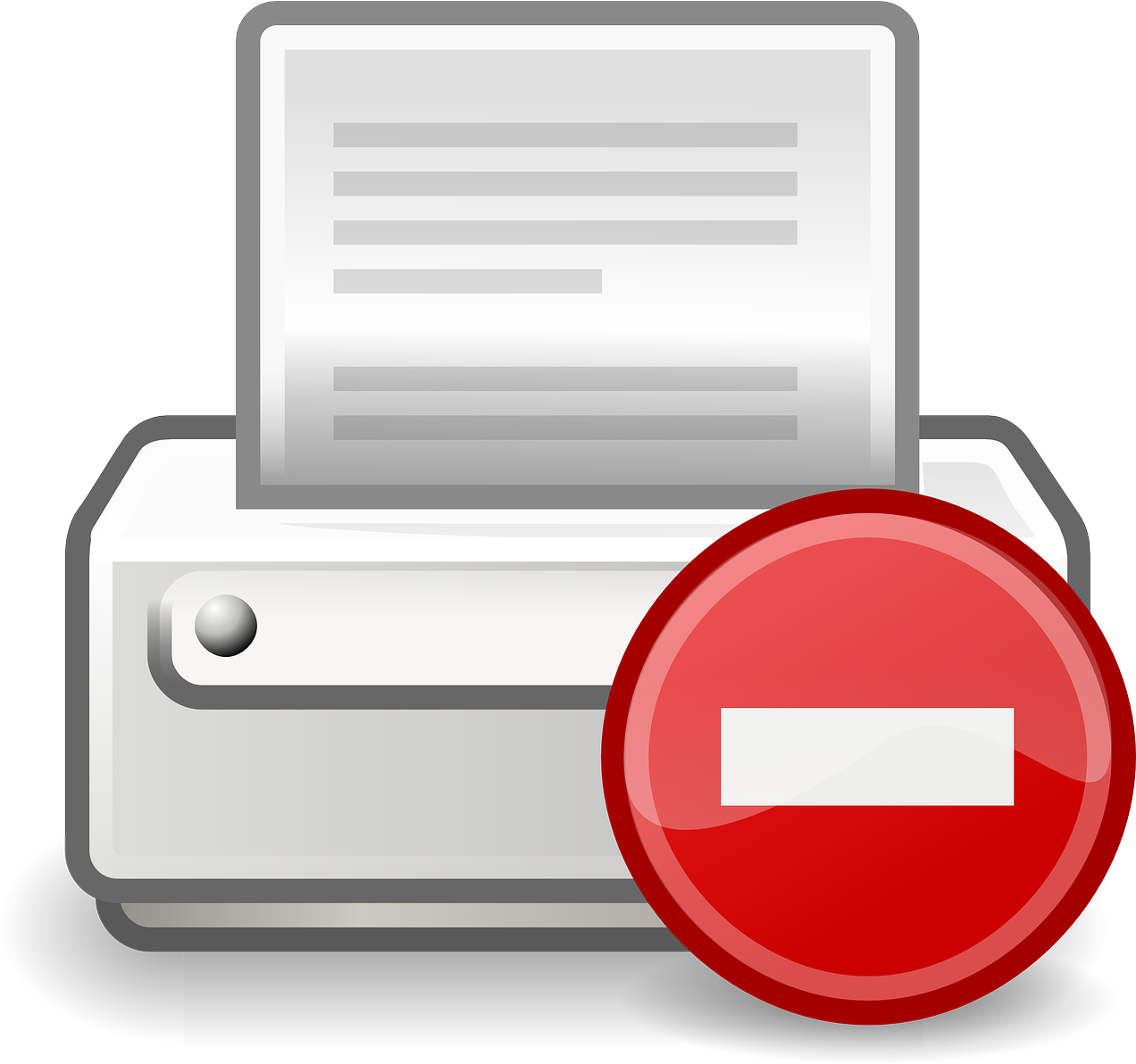 Printer Error Icon