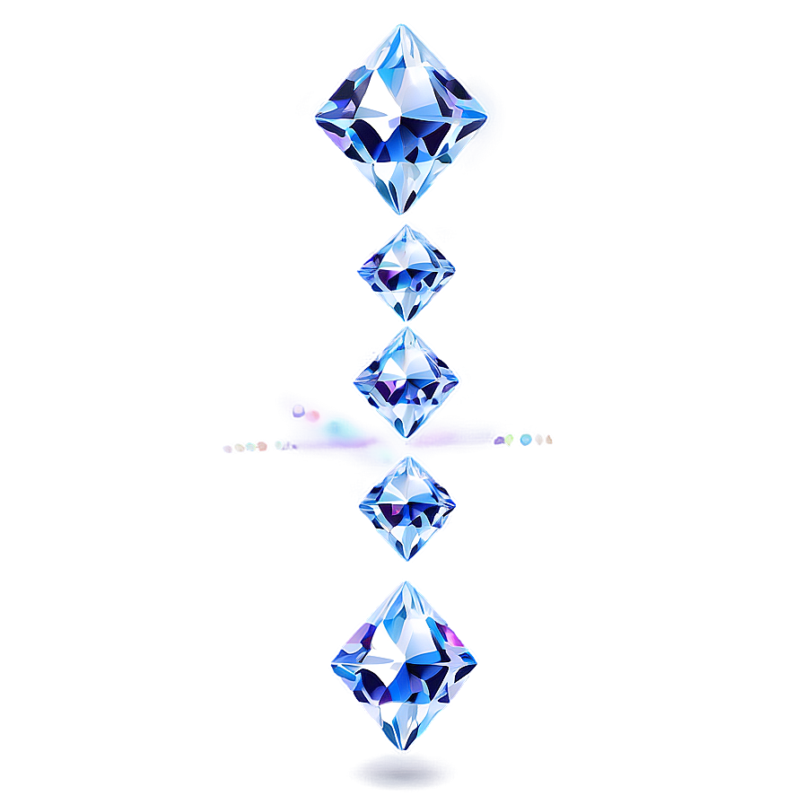 Prismatic Falling Diamonds Png 06132024