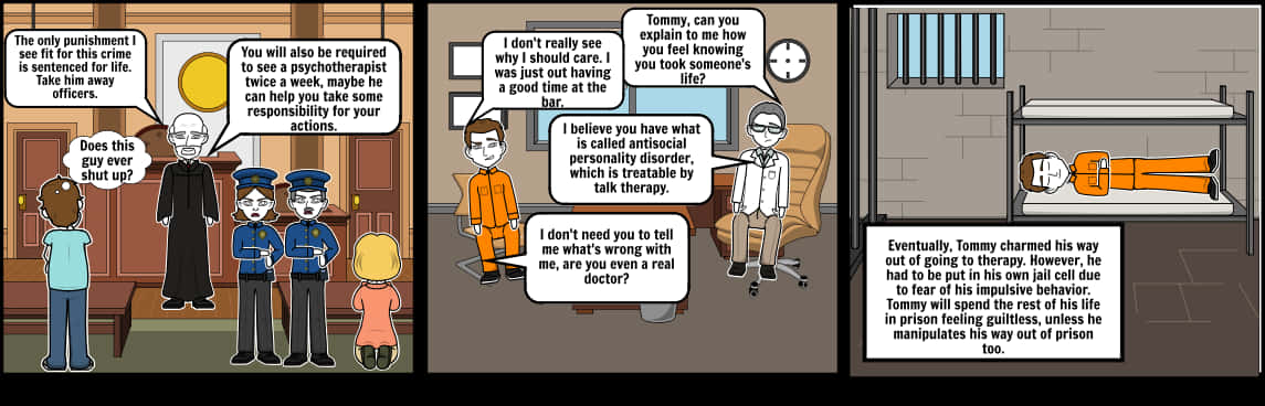 Prison Therapy Comic Strip