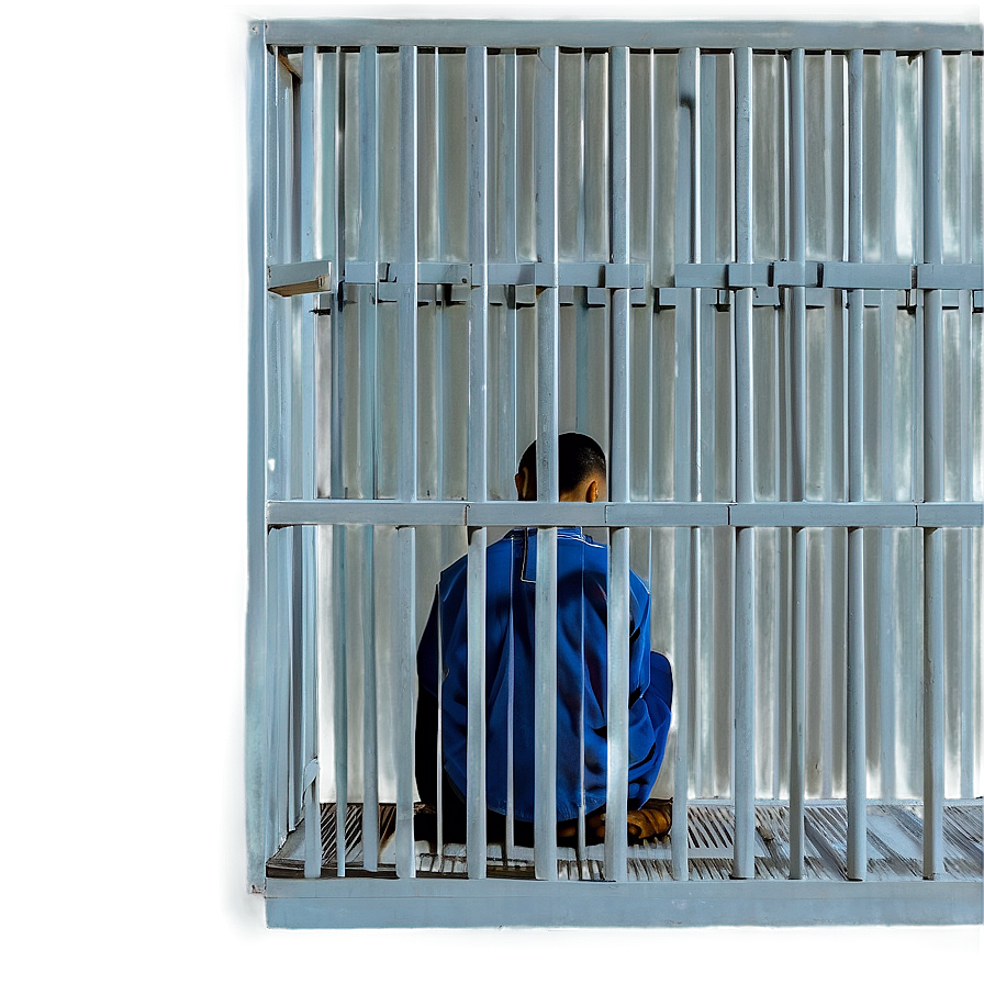 Prisoner Reading In Cell Png Opc