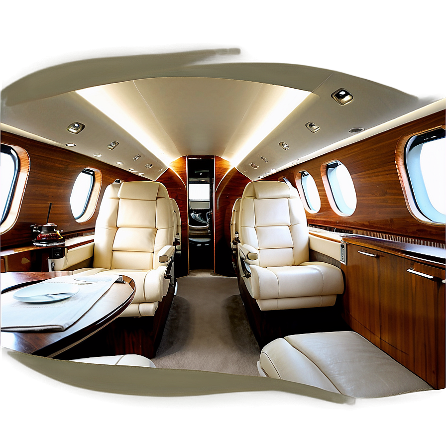 Private Jet Interior Png 1