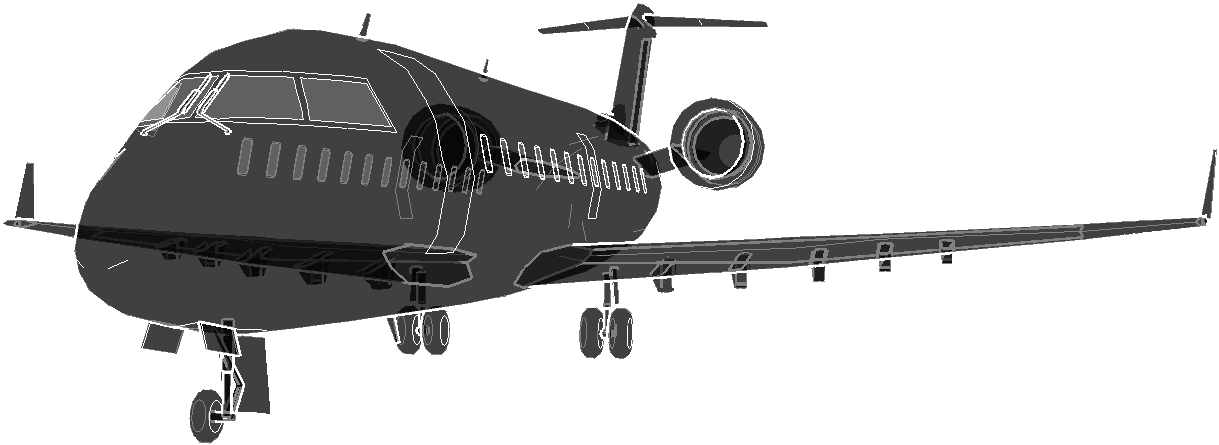 Private Jet Sketch