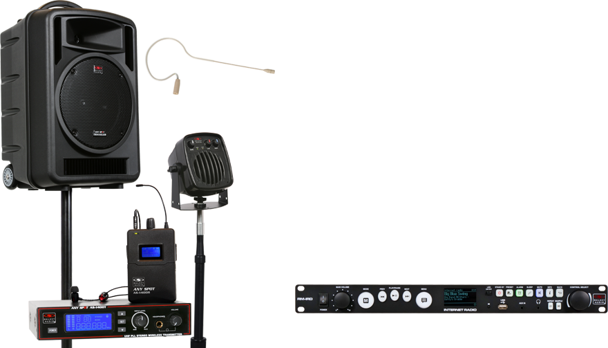 Professional Audio Equipment Setup