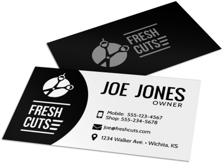 Professional Barber Business Card Design