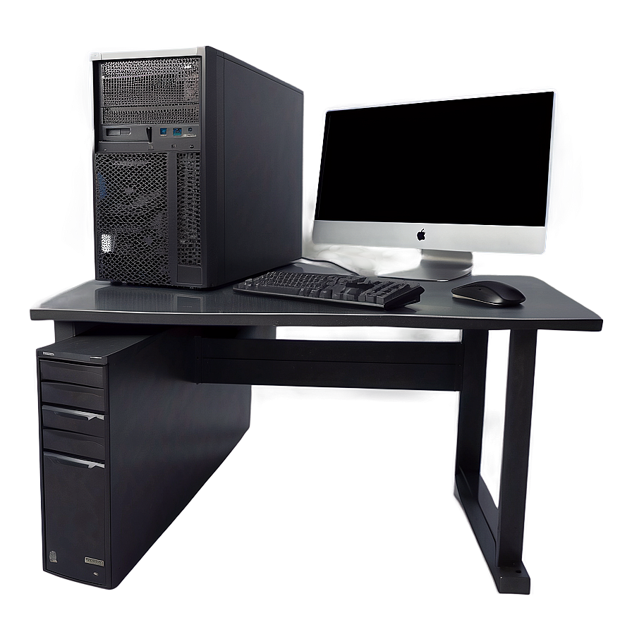 Professional Computer Setup Mockup Png Qug