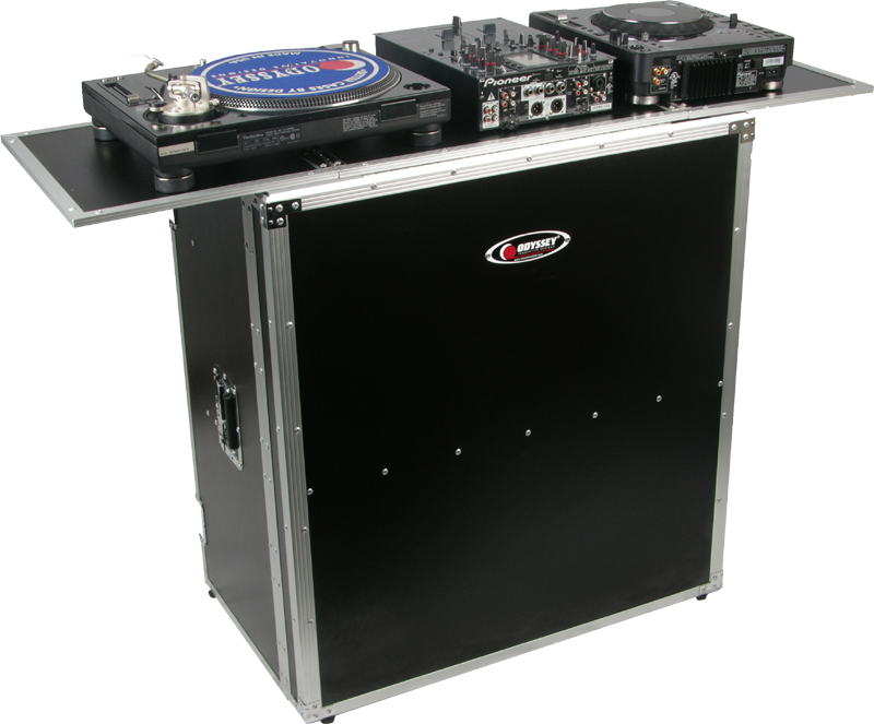 Professional D J Setupwith Turntableand Mixer