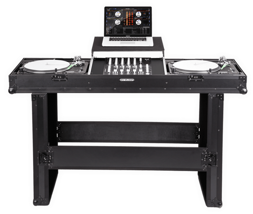 Professional D J Setupwith Turntablesand Mixer