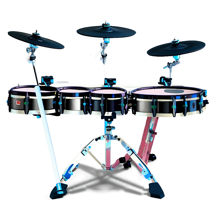 Professional Drum Kit Setup Png Bta