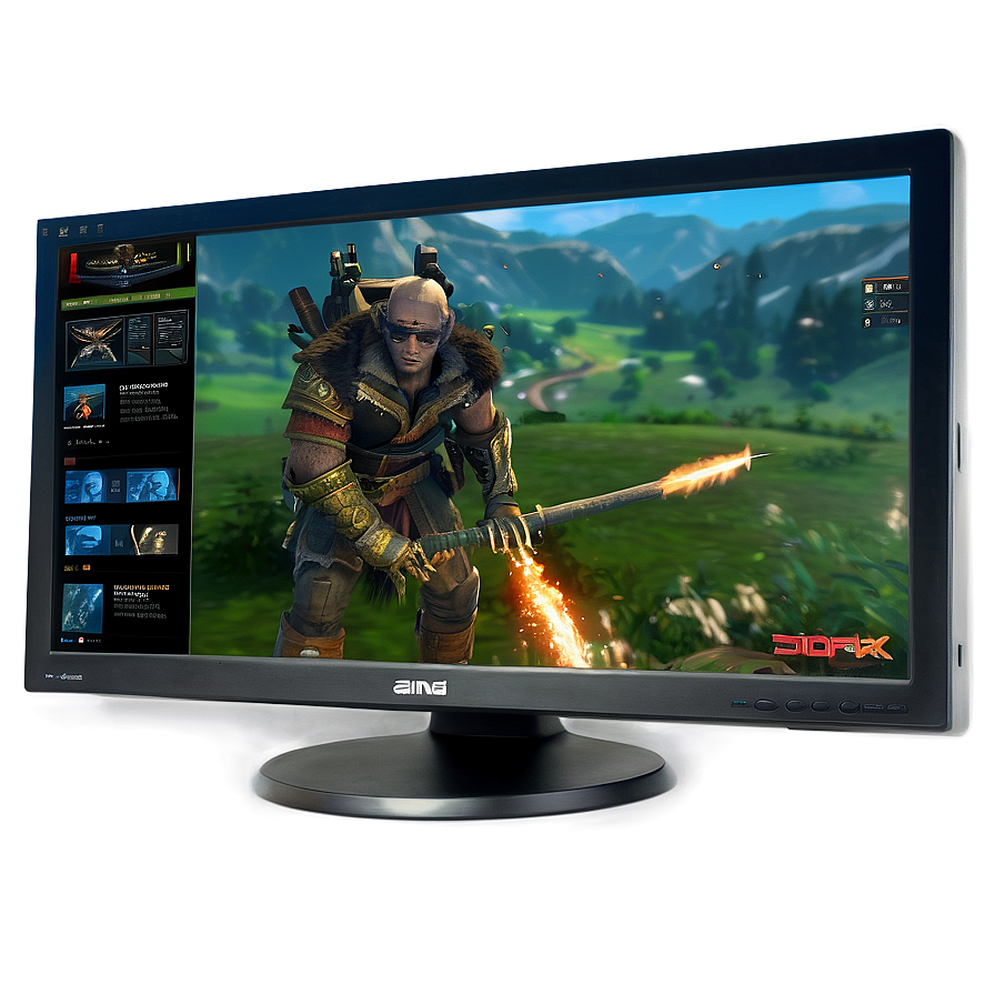 Professional Gaming Monitor Png Agq