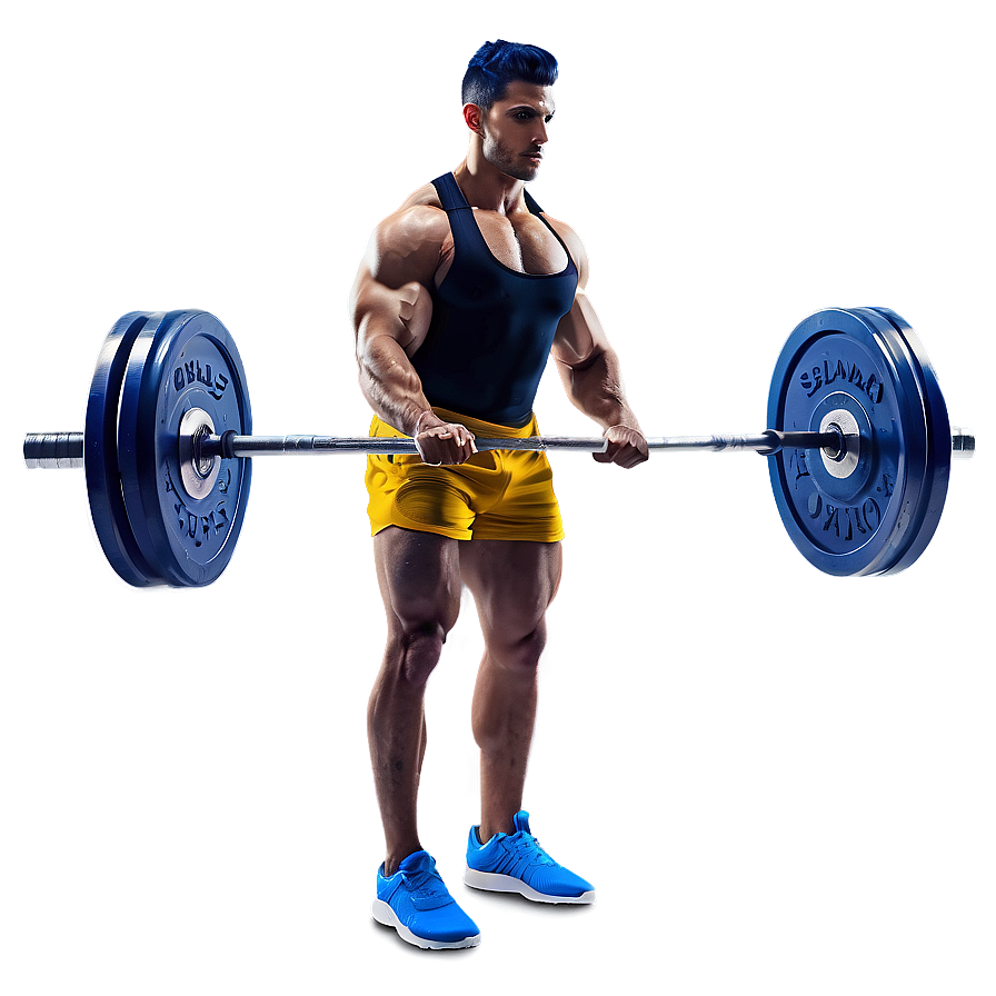 Professional Grade Barbell Png 80