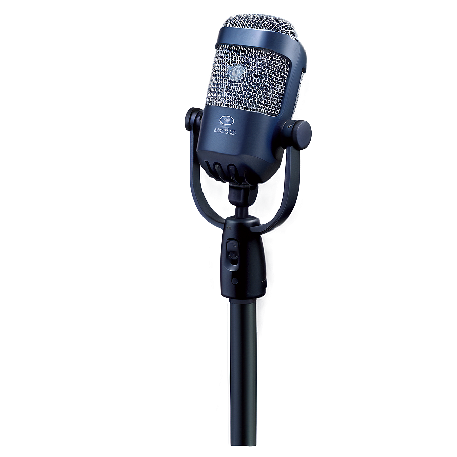 Professional Grade Microphone On Stand Png Nxc