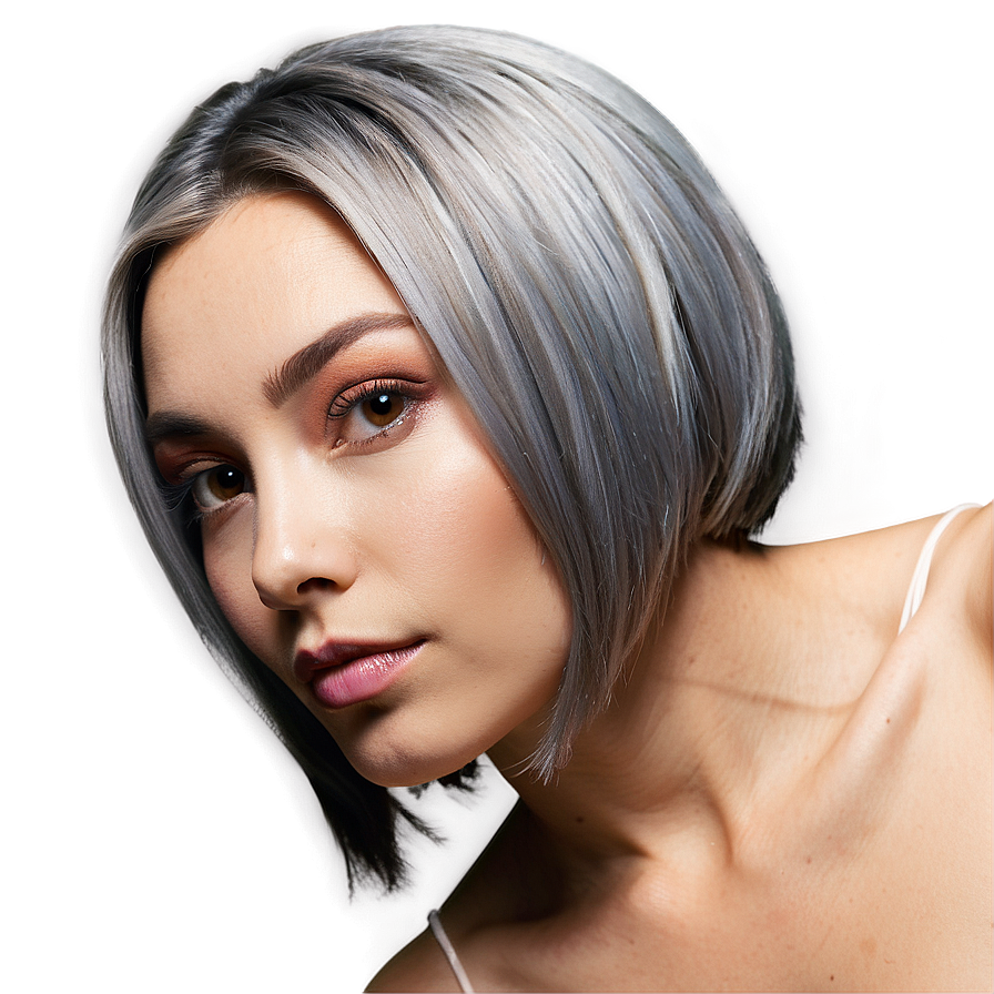 Professional Grey Hairstyles Png Emf4