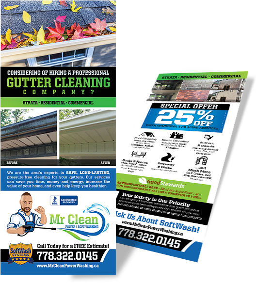 Professional Gutter Cleaning Service Advert