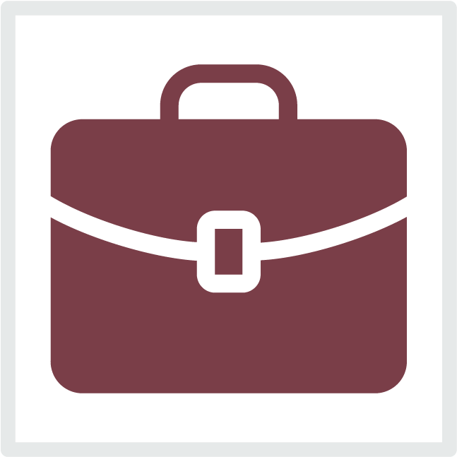 Professional Lawyer Briefcase Icon