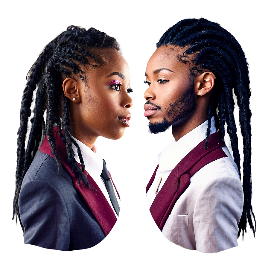 Professional Looks With Dreadlocks Png 98