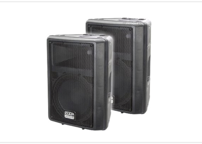 Professional P A Speakers Set