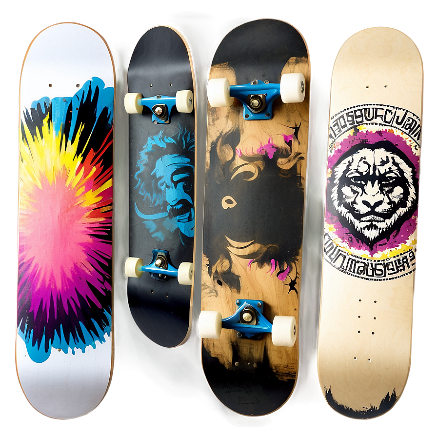 Professional Skateboard Deck Art Png Qbi39