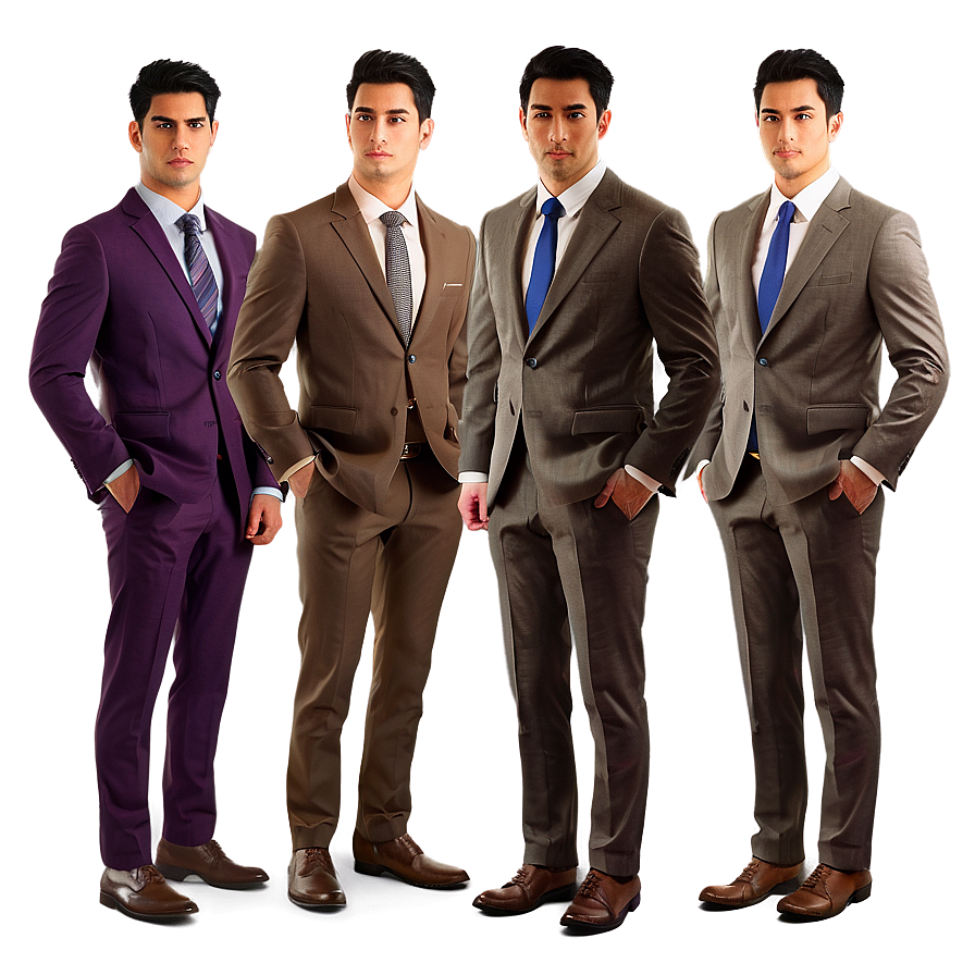 Professional Suit Look Png 53