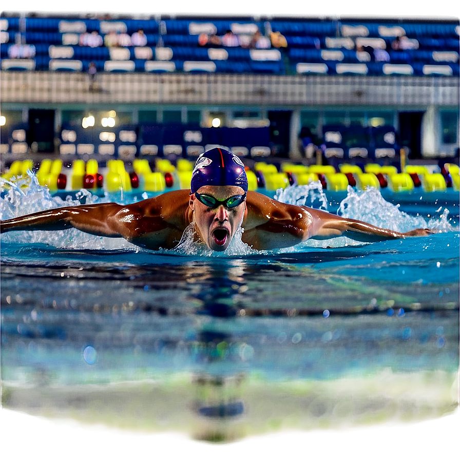 Professional Swimmers Racing Png 06262024